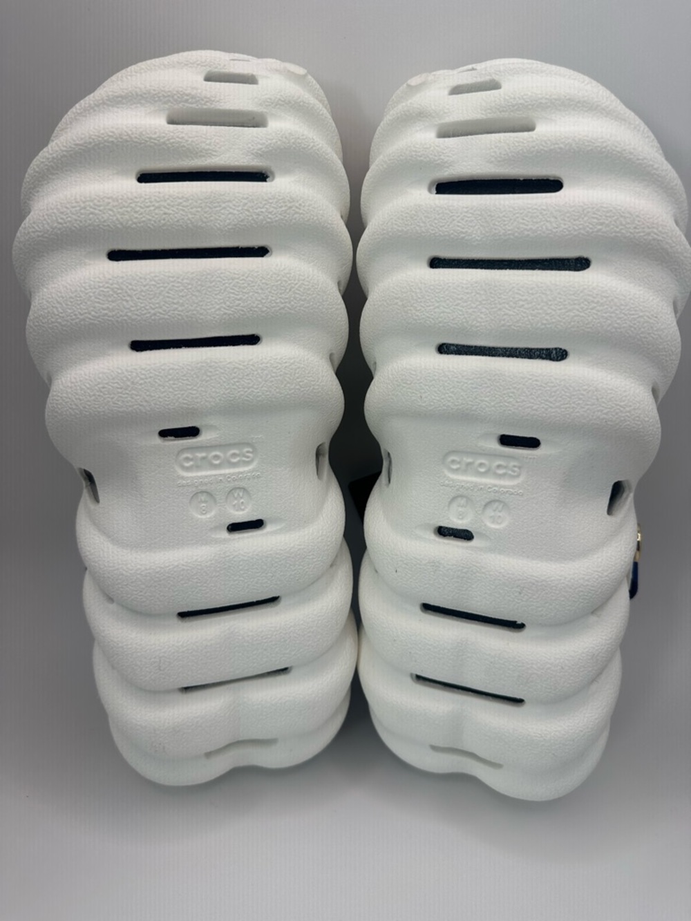 CROCS Dragon Ball Z Themed White, Blue & Tan Classic Clog - Picture 7 of 8